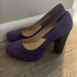 Michael Kors PuRPLe LeaTheR Cute shoes Size 8.5M